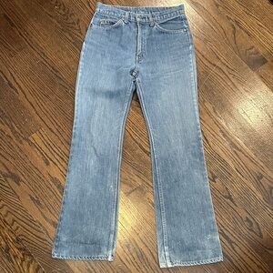 VINTAGE LEVI’S Orange Tab 1980’s Bootcut Jeans Size W31 L33